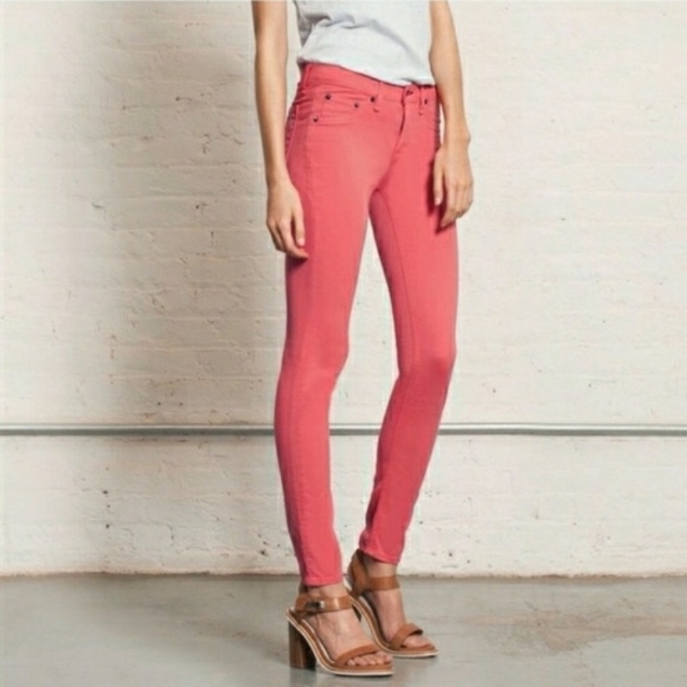 Rag and Bone Spiced Coral Skinny Legging 26